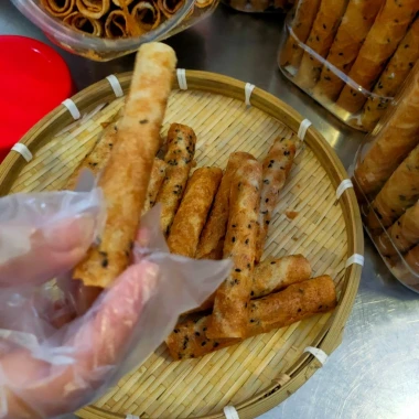 BÁNH CUỐN MÈ Quảng Ngãi / BÁNH ỐNG MÈ GIÒN Đặc Sản Quảng Ngãi 9