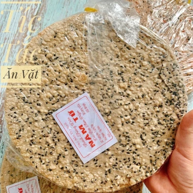 Bánh Đa Tép Tây Ninh Giảm Giá - 10 Cái Chỉ 40850đ - Bánh Đa Mè Dừa Ngon Béo Giòn 10
