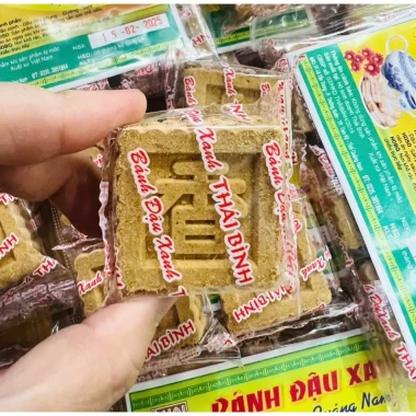 Bánh Đậu Xanh Nướng Thái Bình 250g Giòn Thơm Đặc Sản Quảng Nam Giá Chỉ 49k 2