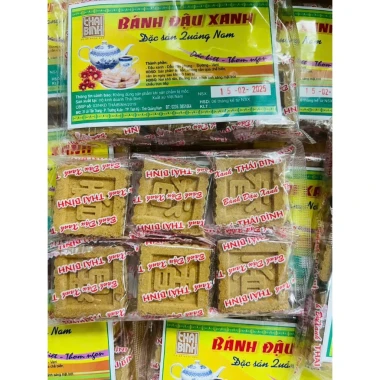 Bánh Đậu Xanh Nướng Thái Bình 250g Giòn Thơm Đặc Sản Quảng Nam Giá Chỉ 49k 6