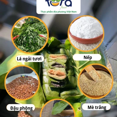 Bánh ngải cứu đặc sản vùng miền bánh lá ngải tươi 10 bánh 650gr Tuta Food ship hỏa tốc HCM 3 Bánh ngải cứu đặc sản vùng miền bánh lá ngải tươi 10 bánh 650gr Tuta Food ship hỏa tốc HCM 3