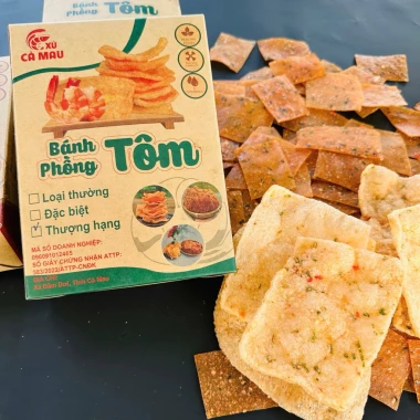 Bánh Phồng Tôm Xứ Cà Mau 250g - 500g Giá Rẻ 125k Tôm Thượng Hạng Chất Lượng Cao 3 Bánh Phồng Tôm Xứ Cà Mau 250g - 500g Giá Rẻ 125k Tôm Thượng Hạng Chất Lượng Cao 3