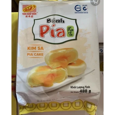 Bánh Pía Tân Huệ Viên Kim Sa Trứng Chảy 12 Cái 480gr Giá Rẻ 108.000đ 2