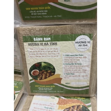 Bánh Ram Bánh Đa Nem Chả Giò Hà Tĩnh Đặc Sản - Giảm 15% còn 75k 7 Bánh Ram Bánh Đa Nem Chả Giò Hà Tĩnh Đặc Sản - Giảm 15% còn 75k 7