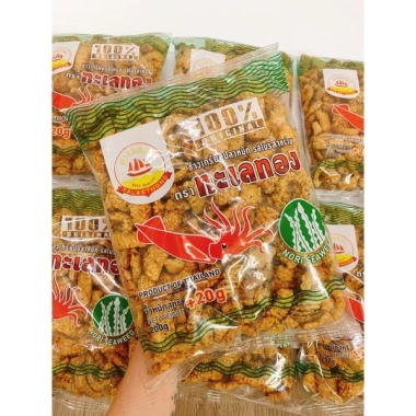 Bánh Snack Bim Bim Mực Thái Lan TALAETHONG 200g - Đồ ăn vặt ngon, Giá ưu đãi 45.800₫