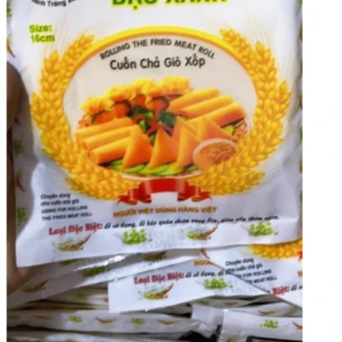 Bánh Tráng Bò Bía Cuốn Chả Giò - Đậu Xanh Đặc Biệt 30 Lá Giá Cực Sốc Chỉ 38850đ/set 5 gói 2 Bánh Tráng Bò Bía Cuốn Chả Giò - Đậu Xanh Đặc Biệt 30 Lá Giá Cực Sốc Chỉ 38850đ/set 5 gói 2
