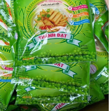 Bánh Tráng Bò Bía Cuốn Chả Giò - Đậu Xanh Đặc Biệt 30 Lá Giá Cực Sốc Chỉ 38850đ/set 5 gói 5 Bánh Tráng Bò Bía Cuốn Chả Giò - Đậu Xanh Đặc Biệt 30 Lá Giá Cực Sốc Chỉ 38850đ/set 5 gói 5