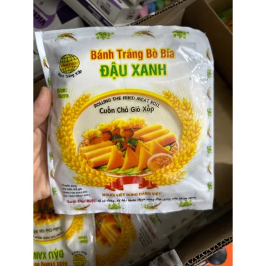Bánh Tráng Bò Bía Cuốn Chả Giò - Đậu Xanh Đặc Biệt 30 Lá Giá Cực Sốc Chỉ 38850đ/set 5 gói 7 Bánh Tráng Bò Bía Cuốn Chả Giò - Đậu Xanh Đặc Biệt 30 Lá Giá Cực Sốc Chỉ 38850đ/set 5 gói 7
