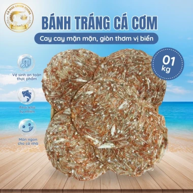 Bánh Tráng Cá Cơm Cà Mau Giòn Thơm Vị Biển - Đặc Sản Nhà Làm Giá Chỉ 66k 12 Bánh Tráng Cá Cơm Cà Mau Giòn Thơm Vị Biển - Đặc Sản Nhà Làm Giá Chỉ 66k 12