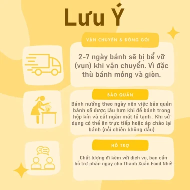 Bánh Tráng Ép Chuối Sấy Giòn Đà Lạt Giá Rẻ - Combo 3 Bịch 106k | Thanh Xuân Food 6