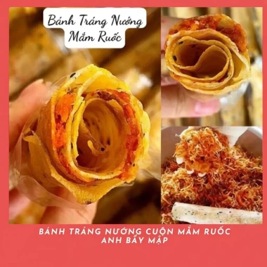 Bánh Tráng Nướng Cuộn Mắm Ruốc Siêu Ngon - Giảm Giá Còn 52500đ/ Hộp 5-10 Chiếc 4 Bánh Tráng Nướng Cuộn Mắm Ruốc Siêu Ngon - Giảm Giá Còn 52500đ/ Hộp 5-10 Chiếc 4