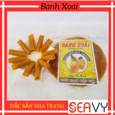 Bánh Xoài Nha Trang Nguyên Chất 200g - Vị Chua Ngọt Tự Nhiên, Không Pha Bột, Mạch Nha, Giá 26k/gói 7