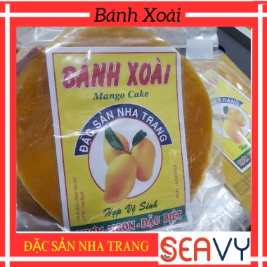 Bánh Xoài Nha Trang Nguyên Chất 200g - Vị Chua Ngọt Tự Nhiên, Không Pha Bột, Mạch Nha, Giá 26k/gói 8