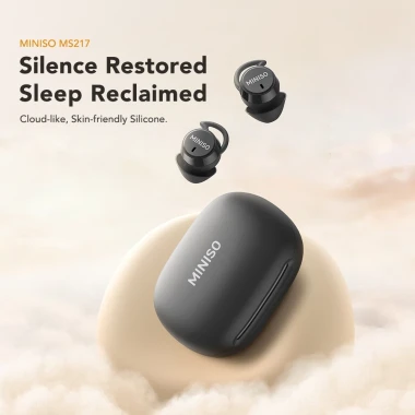 Bảo hành 1 năm MINISO MS217 Tai nghe dịch ngôn ngữ thời gian thực AI Tai nghe Bluetooth không dây OWS Tiếng ồn trắng Hỗ trợ giấc ngủ Tai nghe ngủ IPX5 Khử tiếng ồn chống nước 6 Bảo hành 1 năm MINISO MS217 Tai nghe dịch ngôn ngữ thời gian thực AI Tai nghe Bluetooth không dây OWS Tiếng ồn trắng Hỗ trợ giấc ngủ Tai nghe ngủ IPX5 Khử tiếng ồn chống nước 6