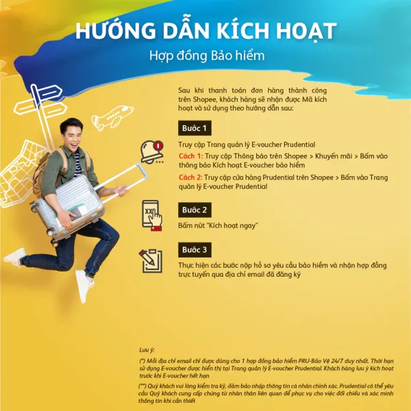 Hình ảnh sản phẩm Bảo hiểm Tai nạn Prudential PRU-Bảo Vệ 24/7 Gói Cơ Bản - Mua E-Voucher Giá 144k
