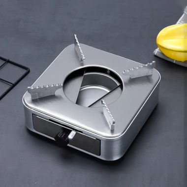 Bếp Cồn Du Lịch Inox An Toàn Cắm Trại Lẩu Mini Tặng Cồn Giảm Giá Cực Sốc