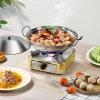Bếp Cồn Du Lịch Inox An Toàn Cắm Trại Lẩu Mini Tặng Cồn Giảm Giá Cực Sốc 5