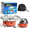 Bếp Ga Du Lịch Mini Chắn Gió Cắm Trại Dã Ngoại Gấp Gọn Tiện Lợi Giá Rẻ 8