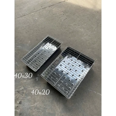 Bếp Nướng Inox Chả Thịt Xiên Cầm Tay BBQ Du Lịch Gấp Rời Vỉ - Giảm 24% Chỉ 60k 2 Bếp Nướng Inox Chả Thịt Xiên Cầm Tay BBQ Du Lịch Gấp Rời Vỉ - Giảm 24% Chỉ 60k 2