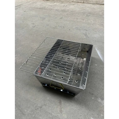 Bếp Nướng Inox Chả Thịt Xiên Cầm Tay BBQ Du Lịch Gấp Rời Vỉ - Giảm 24% Chỉ 60k 3 Bếp Nướng Inox Chả Thịt Xiên Cầm Tay BBQ Du Lịch Gấp Rời Vỉ - Giảm 24% Chỉ 60k 3