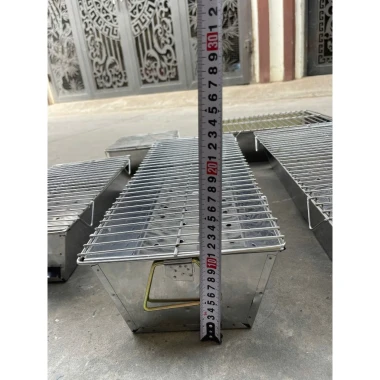 Bếp Nướng Inox Chả Thịt Xiên Cầm Tay BBQ Du Lịch Gấp Rời Vỉ - Giảm 24% Chỉ 60k 5 Bếp Nướng Inox Chả Thịt Xiên Cầm Tay BBQ Du Lịch Gấp Rời Vỉ - Giảm 24% Chỉ 60k 5
