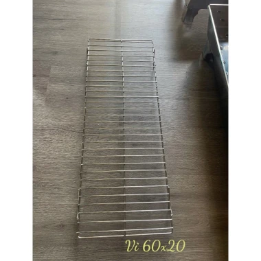 Bếp nướng than hoa [inox] , bếp nướng BBQ , bếp nướng mang đi du lịch [ bán rời vỉ] có chân 13