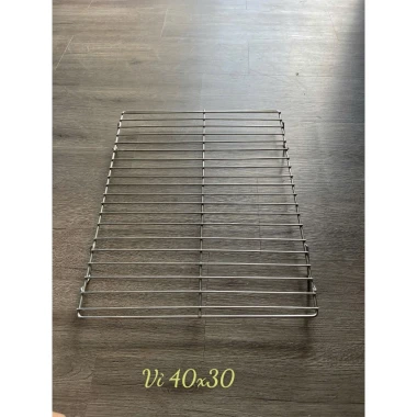 Bếp nướng than hoa [inox] , bếp nướng BBQ , bếp nướng mang đi du lịch [ bán rời vỉ] có chân 16