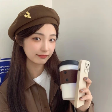 Beret nữ len thêu chữ trơn, xu hướng thu đông, du lịch, giá chỉ 82305đ 8 Beret nữ len thêu chữ trơn, xu hướng thu đông, du lịch, giá chỉ 82305đ 8