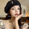 Beret nữ len thêu chữ trơn, xu hướng thu đông, du lịch, giá chỉ 82305đ 10