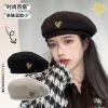 Beret nữ len thêu chữ trơn, xu hướng thu đông, du lịch, giá chỉ 82305đ 14