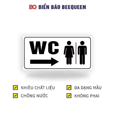 Biển Báo Nhà Vệ Sinh, Toilet WC - Nội Quy, Giá Rẻ 12610đ - Mua Ngay! 13