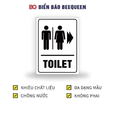 Biển Báo Nhà Vệ Sinh, Toilet WC - Nội Quy, Giá Rẻ 12610đ - Mua Ngay! 19