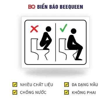Biển Báo Nhà Vệ Sinh, Toilet WC - Nội Quy, Giá Rẻ 12610đ - Mua Ngay! 21