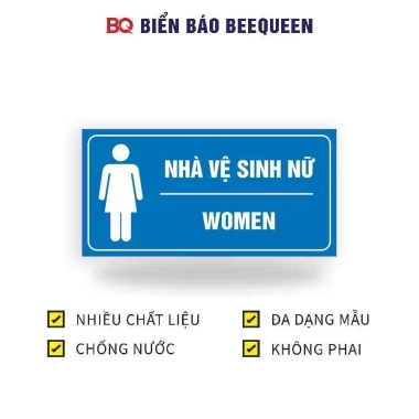 Biển Báo Nhà Vệ Sinh, Toilet WC - Nội Quy, Giá Rẻ 12610đ - Mua Ngay! 24