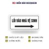 Biển Báo Nhà Vệ Sinh, Toilet WC - Nội Quy, Giá Rẻ 12610đ - Mua Ngay! 27