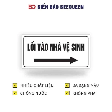 Biển Báo Nhà Vệ Sinh, Toilet WC - Nội Quy, Giá Rẻ 12610đ - Mua Ngay! 27