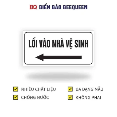 Biển Báo Nhà Vệ Sinh, Toilet WC - Nội Quy, Giá Rẻ 12610đ - Mua Ngay! 28