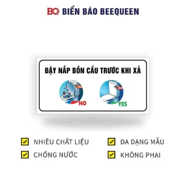 Biển Báo Nhà Vệ Sinh, Toilet WC - Nội Quy, Giá Rẻ 12610đ - Mua Ngay! 29