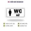 Biển Báo Nhà Vệ Sinh, Toilet WC - Nội Quy, Giá Rẻ 12610đ - Mua Ngay! 35