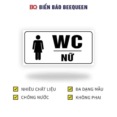 Biển Báo Nhà Vệ Sinh, Toilet WC - Nội Quy, Giá Rẻ 12610đ - Mua Ngay! 35