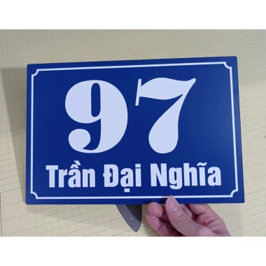 Biển Số Nhà Nhôm ALU Giá Rẻ - Nhiều Kích Thước, Tặng Vít Nở/Băng Dính Xốp, Chỉ 60k 6 Biển Số Nhà Nhôm ALU Giá Rẻ - Nhiều Kích Thước, Tặng Vít Nở/Băng Dính Xốp, Chỉ 60k 6