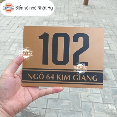 Biển Số Nhà Nhôm ALU Giá Rẻ - Nhiều Kích Thước, Tặng Vít Nở/Băng Dính Xốp, Chỉ 60k 7 Biển Số Nhà Nhôm ALU Giá Rẻ - Nhiều Kích Thước, Tặng Vít Nở/Băng Dính Xốp, Chỉ 60k 7