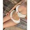 Bikini 2 Chi Tiết Đi Biển Viền Bèo Đính Nơ Dễ Thương - Đồ Bơi Sang Chảnh Giá 50k 5