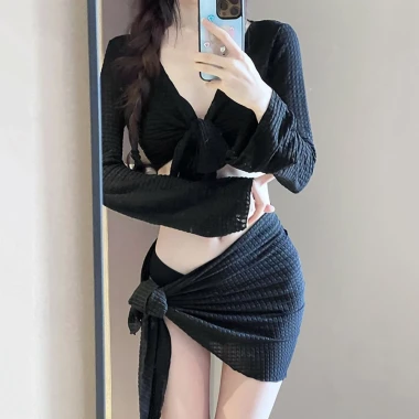 Bikini Đi Biển 4 Món Phong Cách Hàn Quốc Siêu Xinh Mềm Kín Đáo Giá Rẻ 149k 12 Bikini Đi Biển 4 Món Phong Cách Hàn Quốc Siêu Xinh Mềm Kín Đáo Giá Rẻ 149k 12