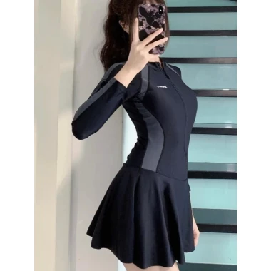 Bikini Nữ Liền Thân Dáng Váy Thể Thao - Đồ Bơi Kín Đáo Giá Rẻ 109k 8 Bikini Nữ Liền Thân Dáng Váy Thể Thao - Đồ Bơi Kín Đáo Giá Rẻ 109k 8