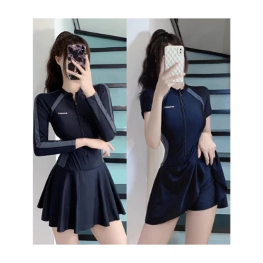 Bikini Nữ Liền Thân Dáng Váy Thể Thao - Đồ Bơi Kín Đáo Giá Rẻ 109k 10 Bikini Nữ Liền Thân Dáng Váy Thể Thao - Đồ Bơi Kín Đáo Giá Rẻ 109k 10