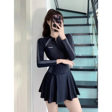 Bikini Nữ Liền Thân Dáng Váy Thể Thao - Đồ Bơi Kín Đáo Giá Rẻ 109k 11 Bikini Nữ Liền Thân Dáng Váy Thể Thao - Đồ Bơi Kín Đáo Giá Rẻ 109k 11