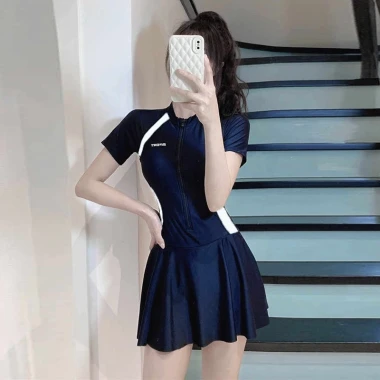 Bikini Nữ Liền Thân Dáng Váy Thể Thao - Đồ Bơi Kín Đáo Giá Rẻ 109k 14 Bikini Nữ Liền Thân Dáng Váy Thể Thao - Đồ Bơi Kín Đáo Giá Rẻ 109k 14