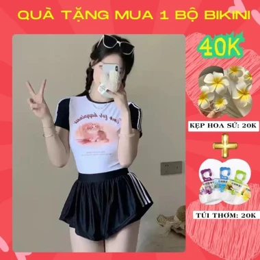 Bikini Nữ Liền Thân Dáng Váy Thể Thao - Đồ Bơi Kín Đáo Giá Rẻ 109k 24 Bikini Nữ Liền Thân Dáng Váy Thể Thao - Đồ Bơi Kín Đáo Giá Rẻ 109k 24