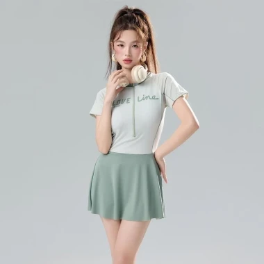 Bikini Nữ Liền Thân Dáng Váy Thể Thao - Đồ Bơi Kín Đáo Giá Rẻ 109k 26 Bikini Nữ Liền Thân Dáng Váy Thể Thao - Đồ Bơi Kín Đáo Giá Rẻ 109k 26